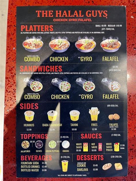 halal guys price|The Halal Guys Restaurants Menu .